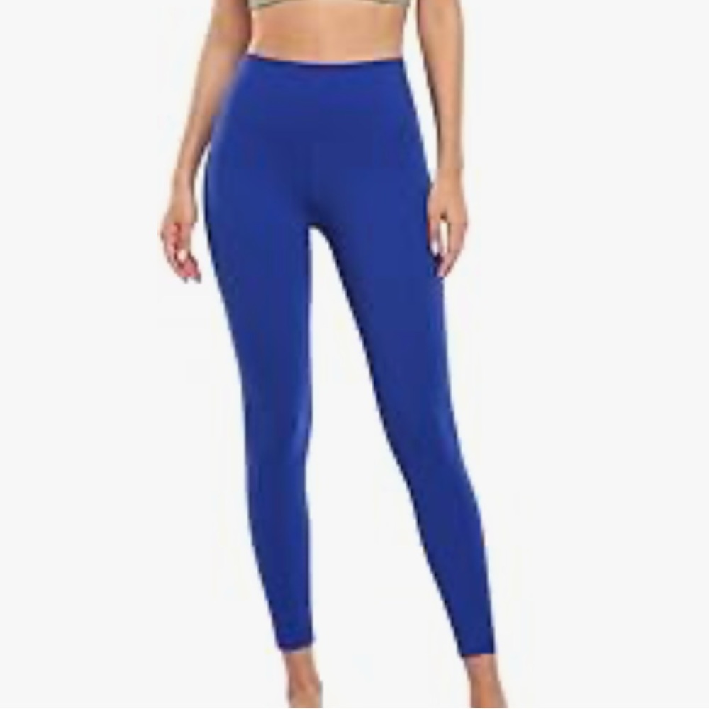 HeyNuts Pure&Plain 7/8 High Waisted Athletic Leggings for Women